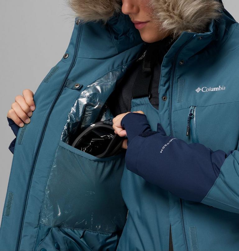 Women's Ava Alpine Waterproof Ski Jacket, Color: Everblue, Collegiate Navy, image 5