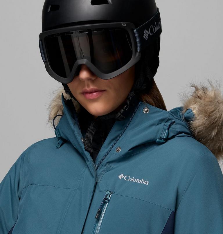 Women's Ava Alpine Waterproof Ski Jacket, Color: Everblue, Collegiate Navy, image 8