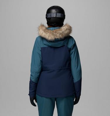 Women's Ava Alpine Waterproof Ski Jacket, Color: Everblue, Collegiate Navy, image 11