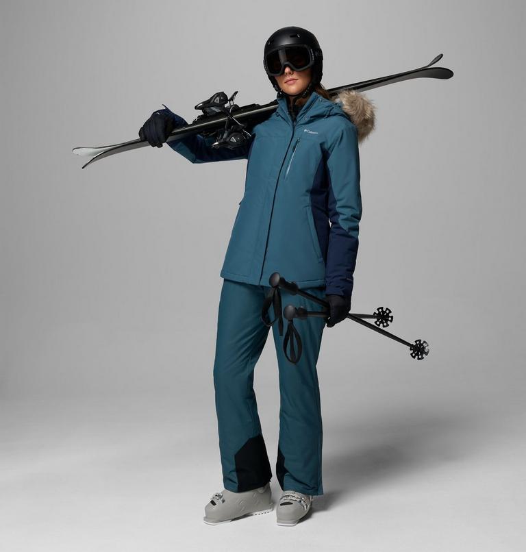 Women's Ava Alpine Waterproof Ski Jacket, Color: Everblue, Collegiate Navy, image 2