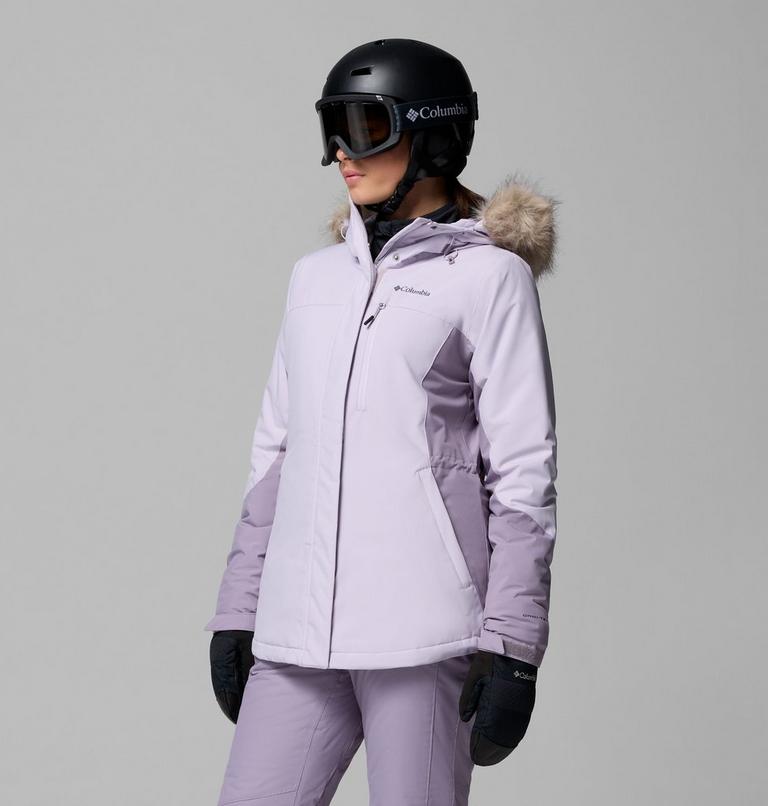 Women's Ava Alpine Waterproof Ski Jacket, Color: Lavender Pearl, Shale Purple, image 4