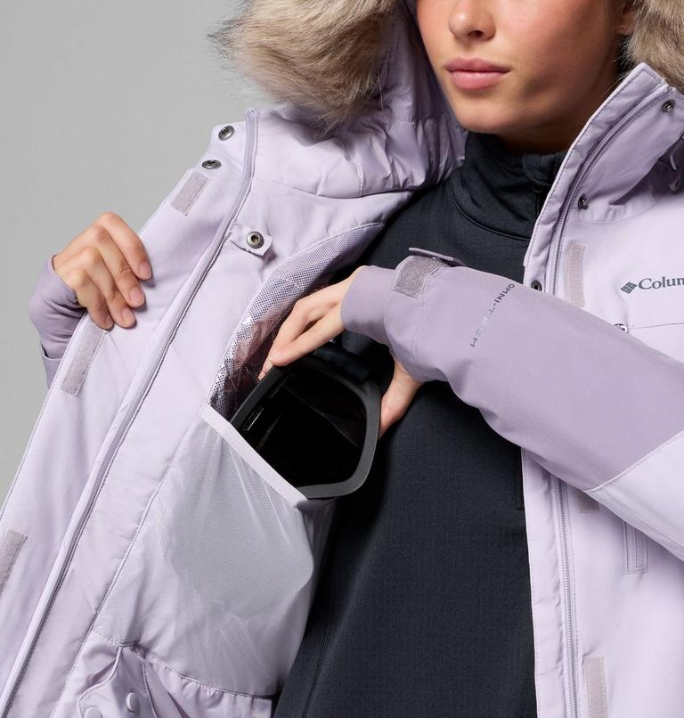Women's Ava Alpine Waterproof Ski Jacket, Color: Lavender Pearl, Shale Purple, image 5