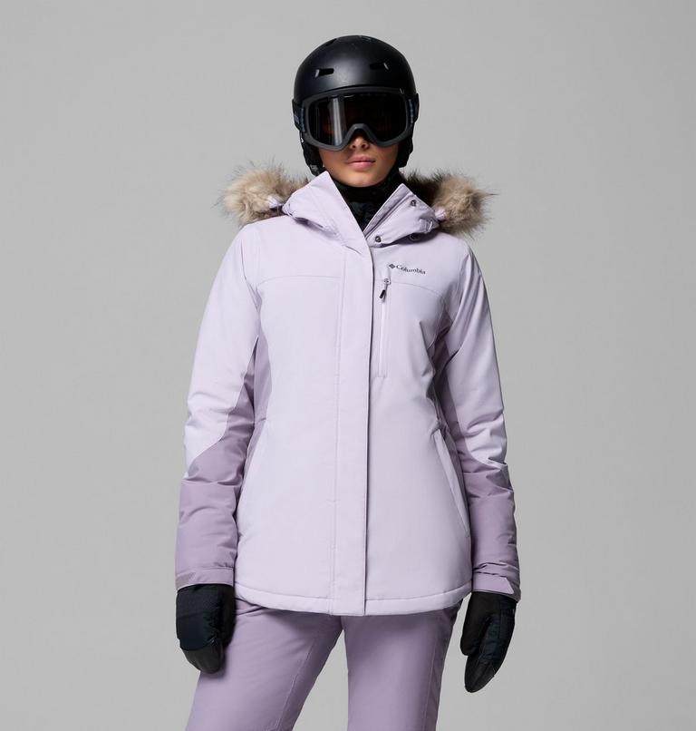 Women's Ava Alpine Waterproof Ski Jacket, Color: Lavender Pearl, Shale Purple, image 1