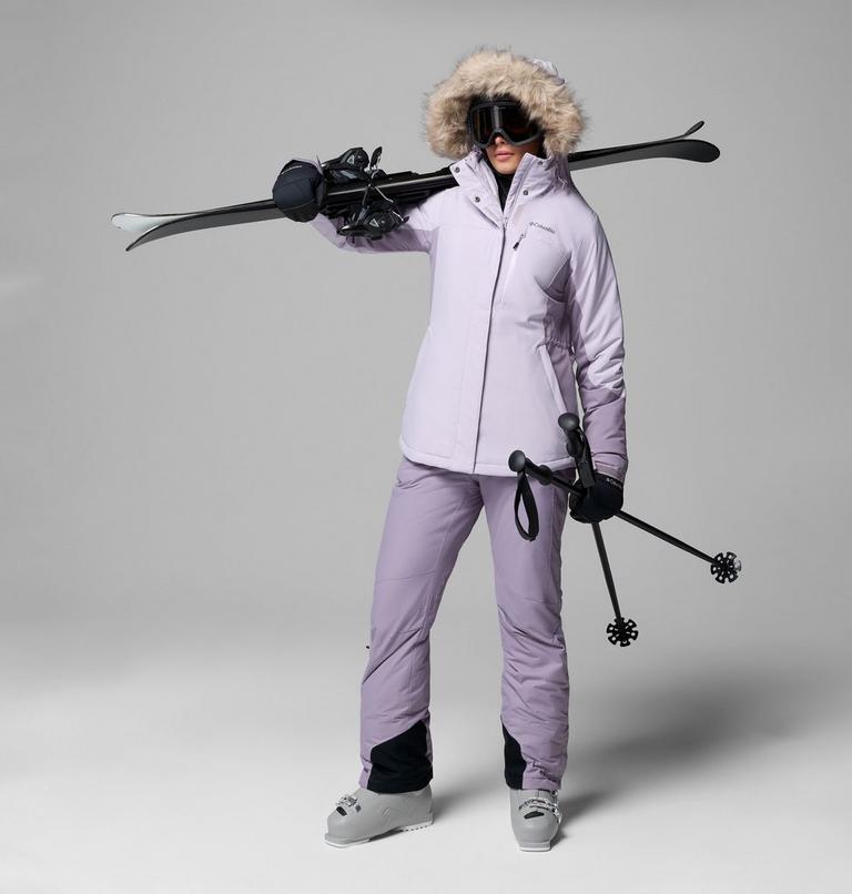 Women's Ava Alpine Waterproof Ski Jacket, Color: Lavender Pearl, Shale Purple, image 2