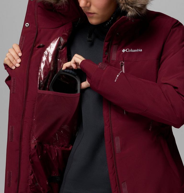 Women's Ava Alpine Waterproof Ski Jacket, Color: Rich Wine, image 5
