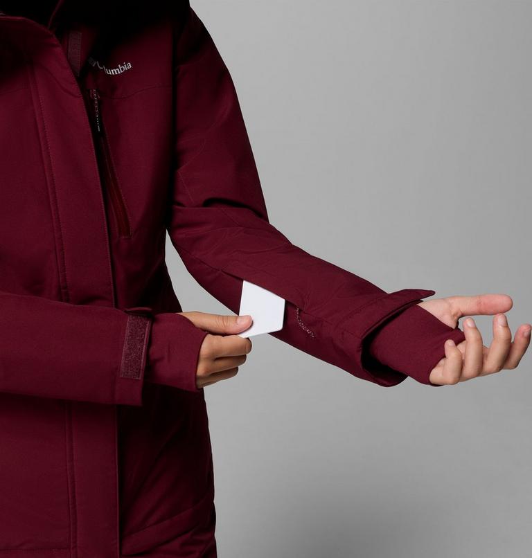 Women's Ava Alpine Waterproof Ski Jacket, Color: Rich Wine, image 9