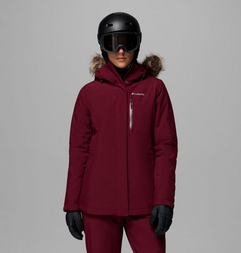 Women's Ava Alpine Waterproof Ski Jacket, Color: Rich Wine, image 1