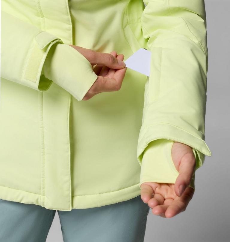 Women's Ava Alpine Waterproof Ski Jacket, Color: Citron Haze, image 9