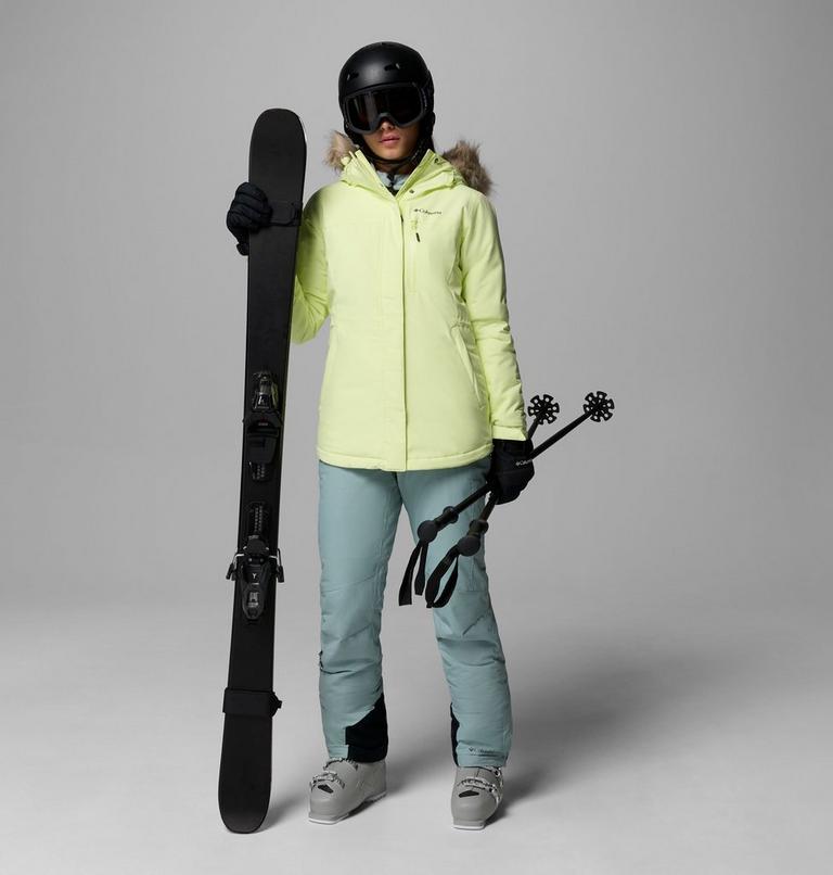 Women's Ava Alpine Waterproof Ski Jacket, Color: Citron Haze, image 2