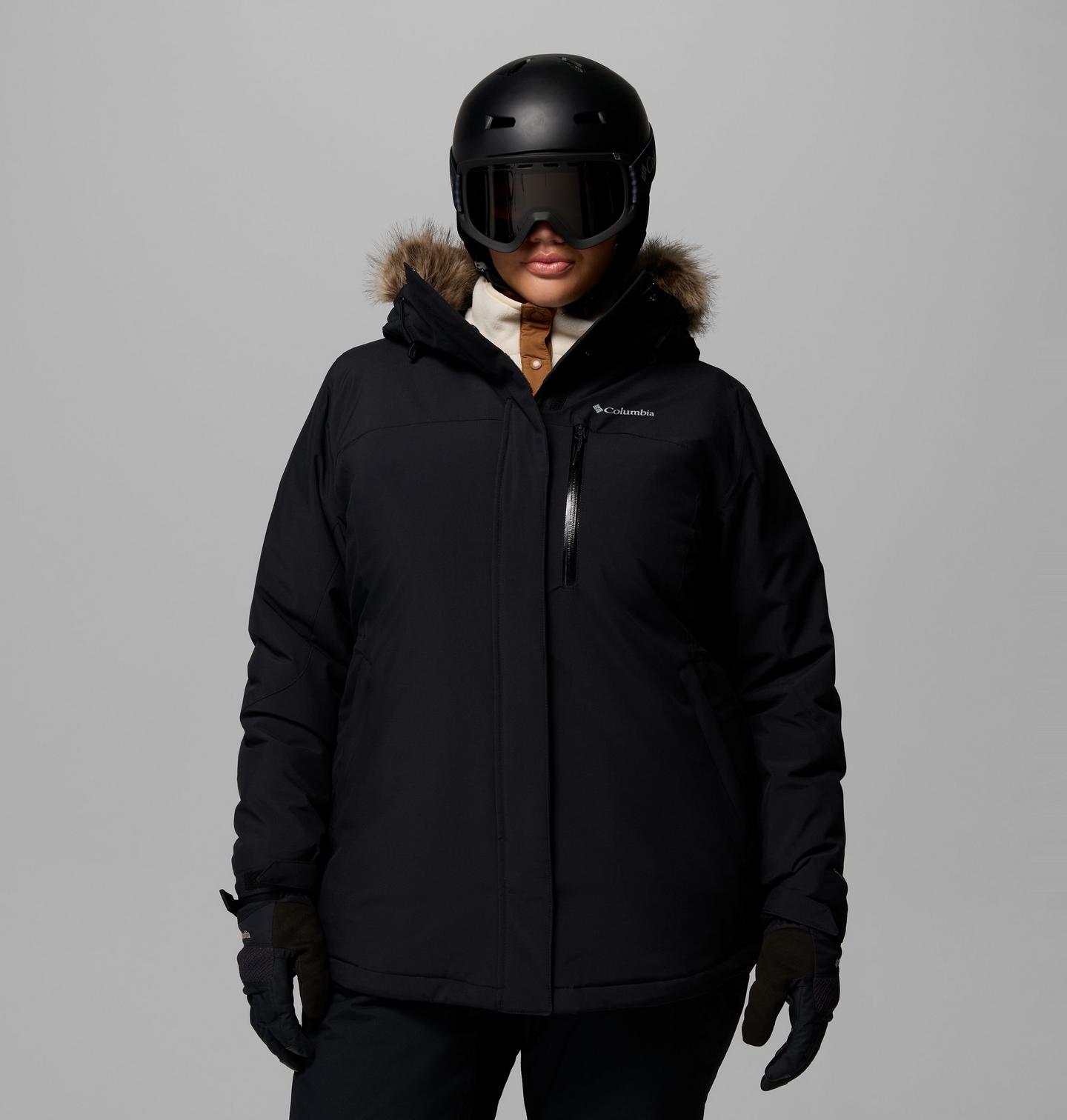 Женская куртка Columbia Ava Alpine II Insulated Jacket - Plus Size, цвет: Чёрный — фото 1