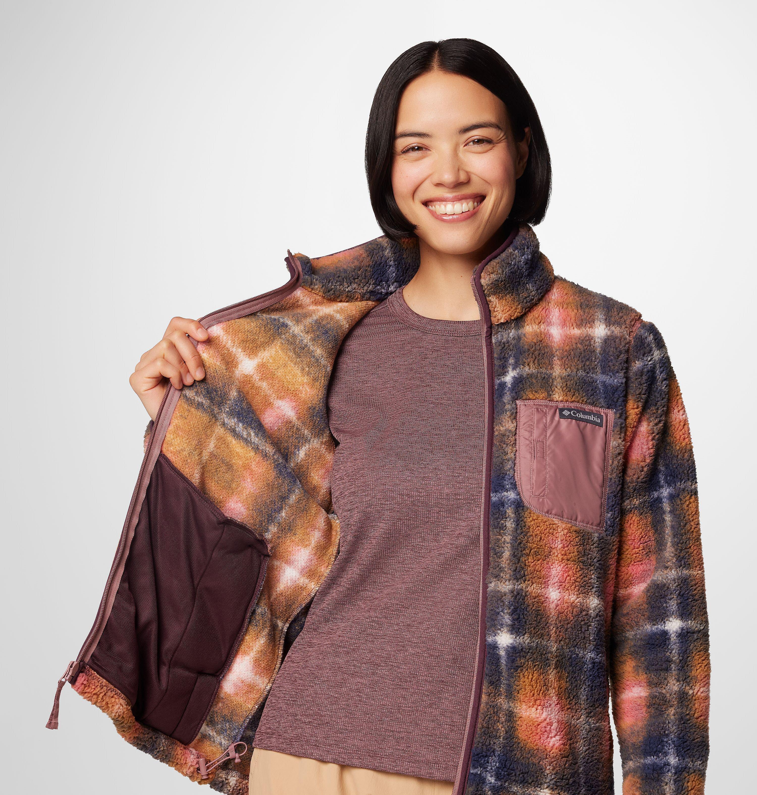 Women's West Bend Print Full Zip II Fleece Jacket | 609 | XL 8