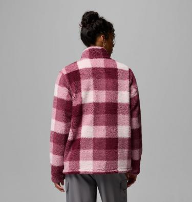 Women's West Bend II Printed Sherpa Jacket, Color: Antique Mauve, Multi Buffalo Check, image 3