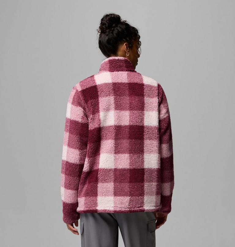Women's West Bend II Printed Sherpa Jacket, Color: Antique Mauve, Multi Buffalo Check, image 3