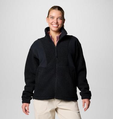 Chaqueta de forro polar sherpa Panorama II para mujer, Color: Black, image 7