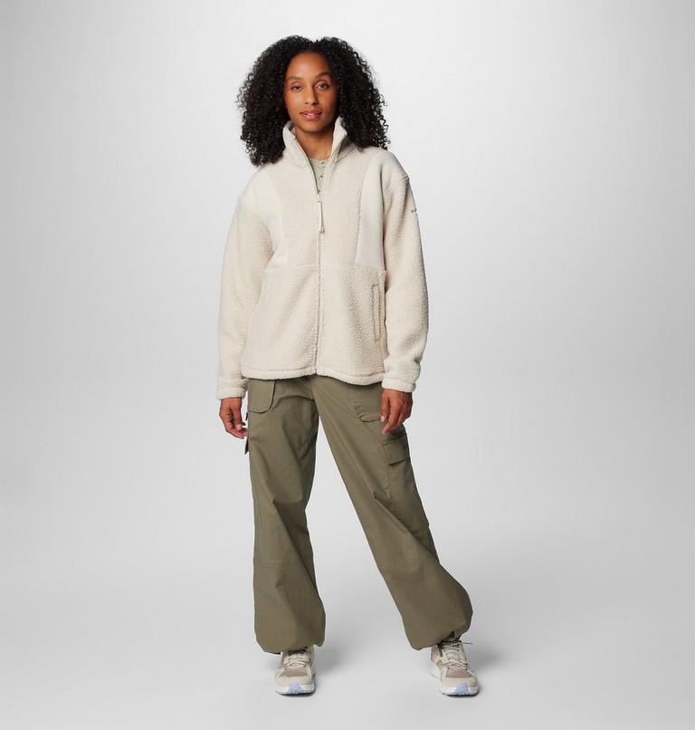 Women's Panorama II Sherpa Fleece Jacket, Color: Dark Stone, image 3