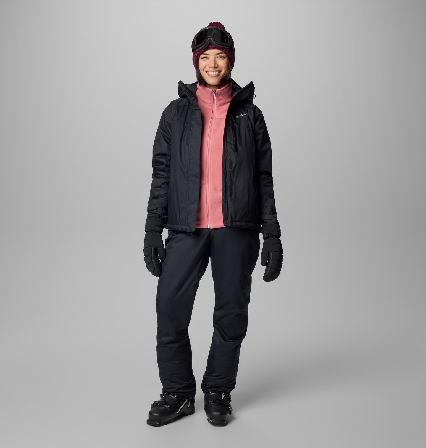 Женская куртка Columbia Snowy Summit Insulated, цвет: Чёрный — фото 2