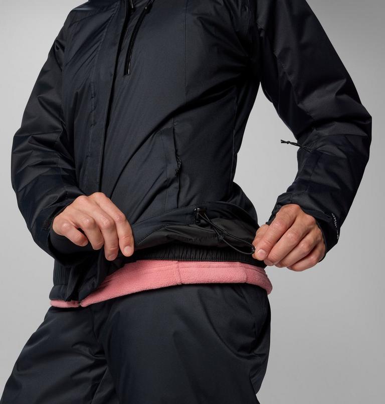 Women's Snowy Summit Insulated Waterproof Ski Jacket, Color: Black, Black Dobby, image 7