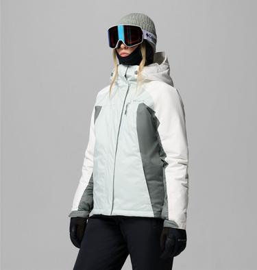 Giacca da sci impermeabile e imbottita Snowy Summit da donna, Color: Tea Light, Sedona Sage, Sea Salt X Dye, image 4