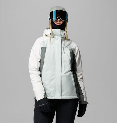 Giacca da sci impermeabile e imbottita Snowy Summit da donna, Color: Tea Light, Sedona Sage, Sea Salt X Dye, image 1