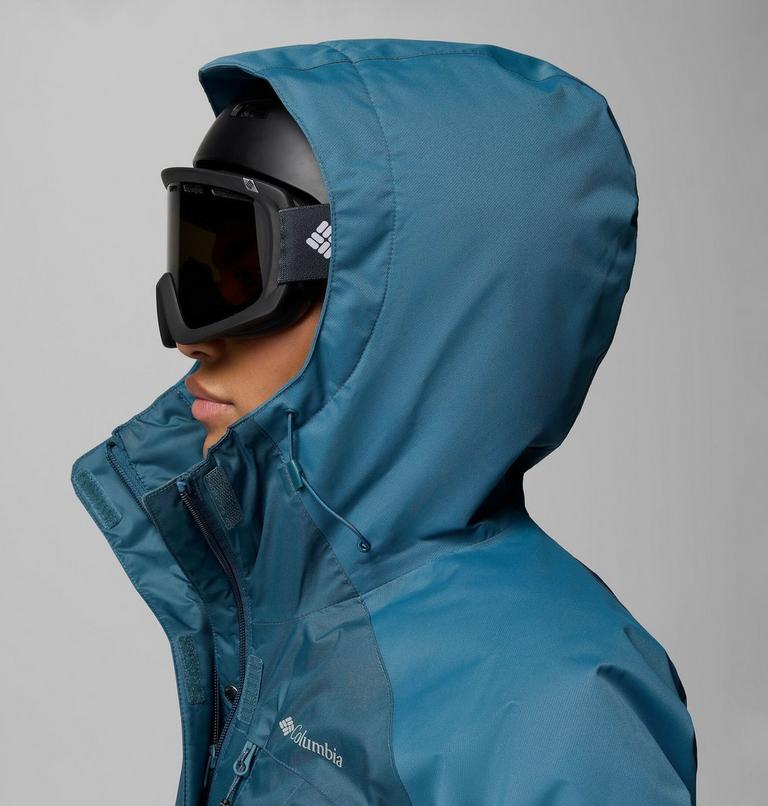 Women's Snowy Summit Insulated Waterproof Ski Jacket, Color: Everblue Dobby, image 11