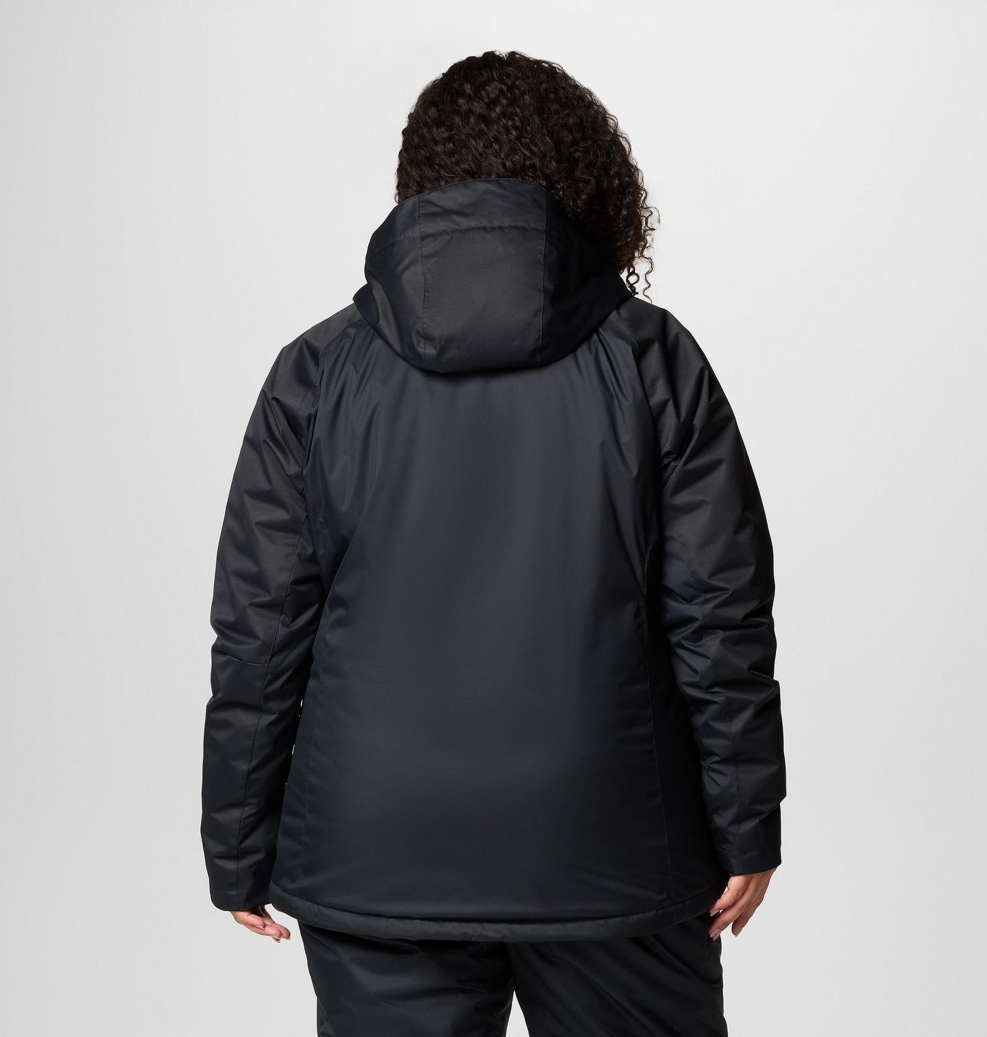 Женская куртка Columbia Snowy Summit Insulated Jacket - Plus Size, цвет: Чёрный — фото 2