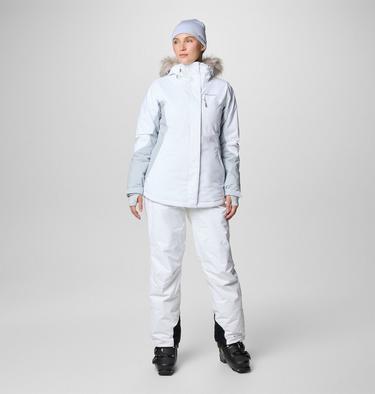 Women's Bugaboo II Omni-Heat Waterproof Ski Trousers, Color: White, image 19