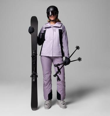 Women's Bugaboo II Omni-Heat Waterproof Ski Trousers, Color: Shale Purple, image 8