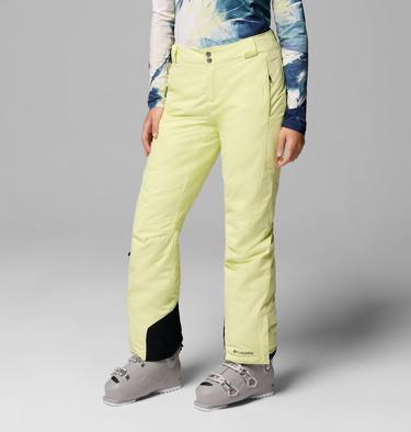 Women's Bugaboo II Omni-Heat Waterproof Ski Trousers, Color: Citron Haze, image 4