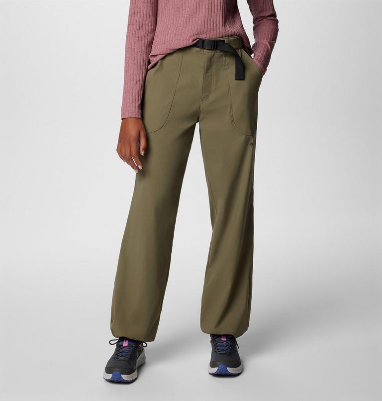 Brea Falls Nylon Pant, Color: Stone Green, image 1