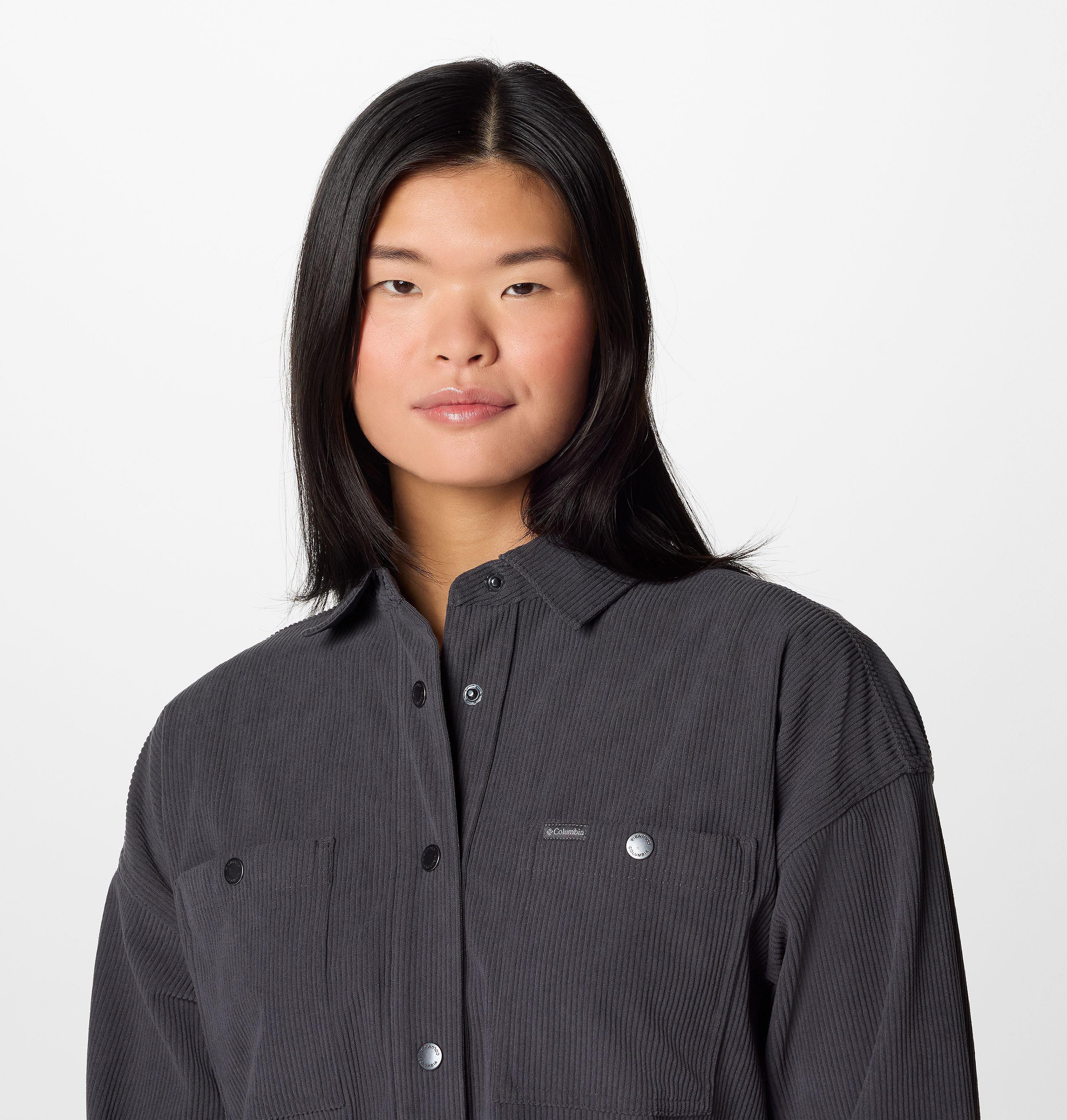 Women's Blue Point Creek Corduroy Shirt Jacket | 011 | XL 5
