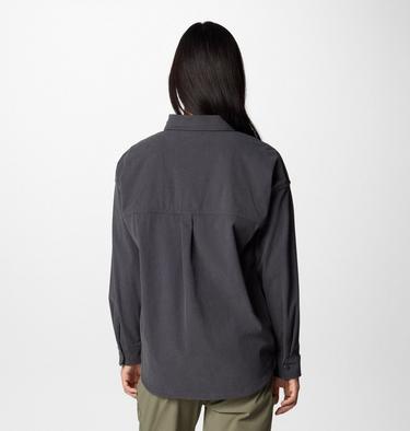Women's Blue Point Creek Corduroy Shirt Jacket, Color: Shark, image 4