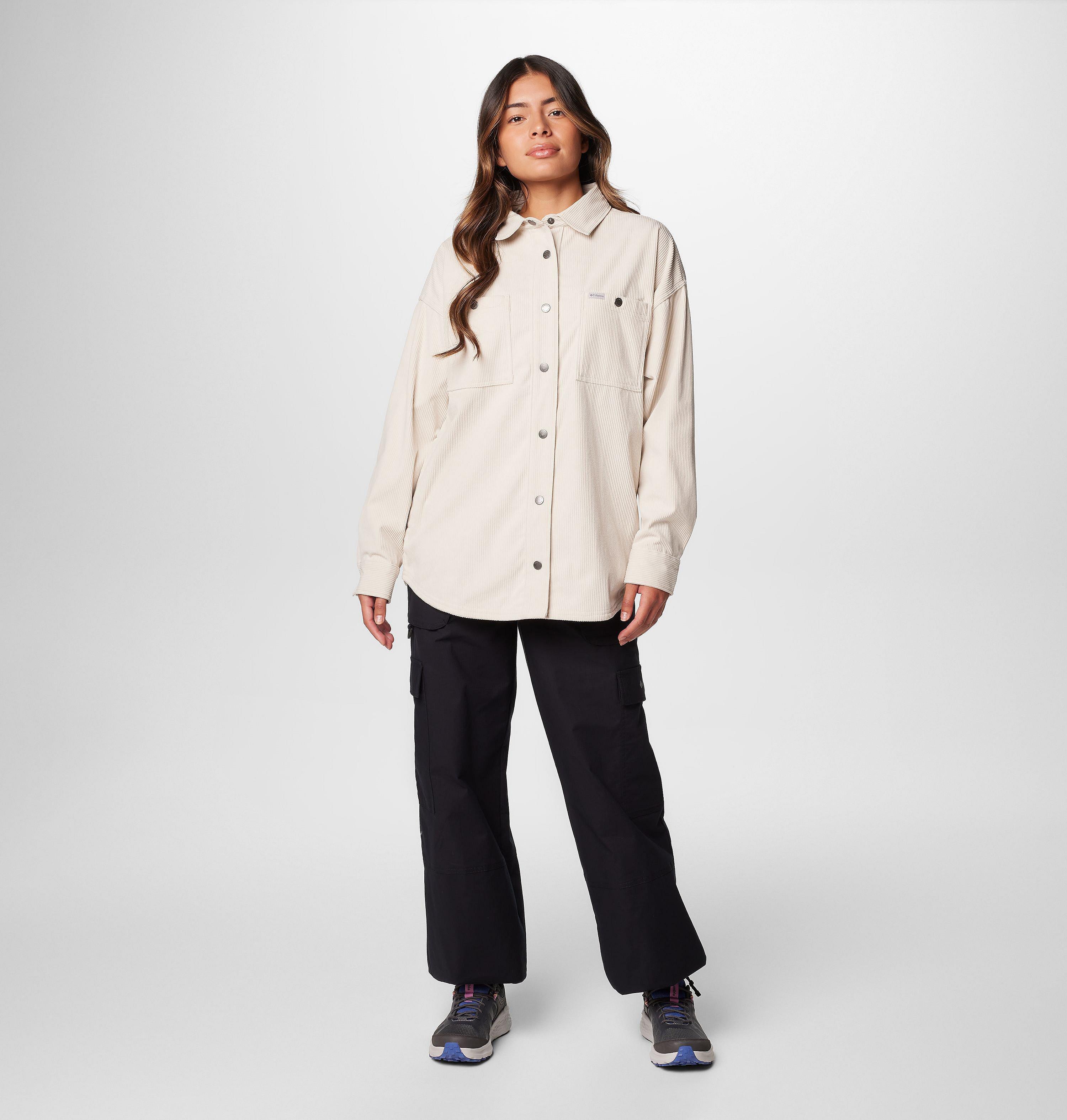 Women's Blue Point Creek Corduroy Shirt Jacket | 278 | XL 3
