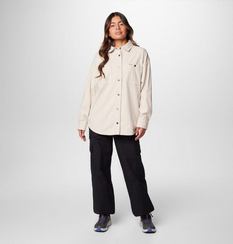 Sobrecamisa de pana Blue Point Creek para mujer, Color: Dark Stone, image 3