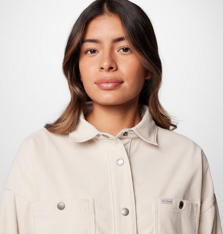 Sobrecamisa de pana Blue Point Creek para mujer, Color: Dark Stone, image 5