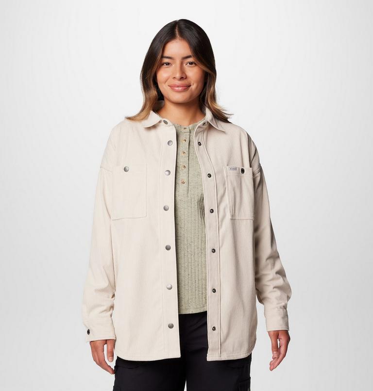 Sobrecamisa de pana Blue Point Creek para mujer, Color: Dark Stone, image 6