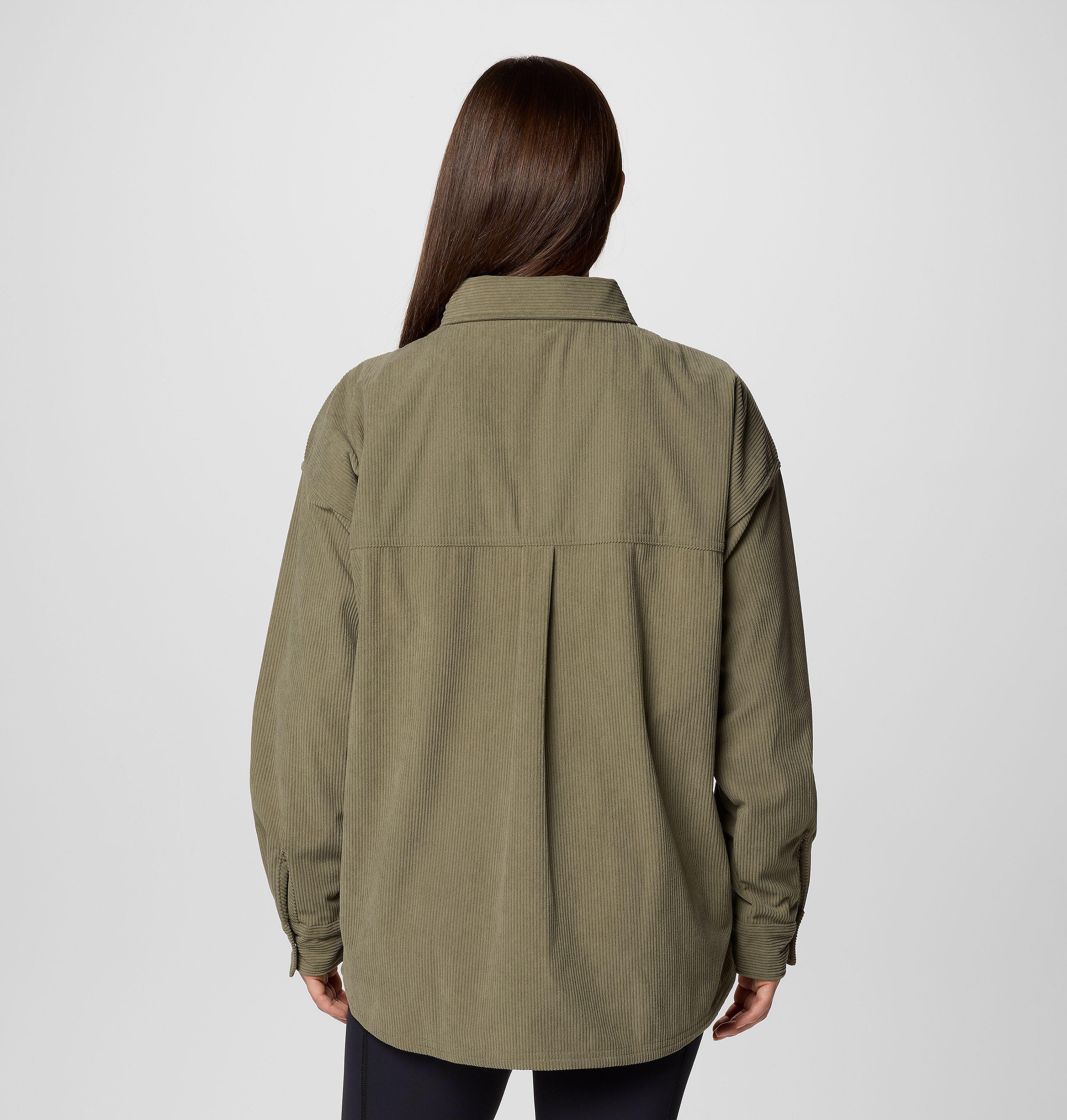 Women's Blue Point Creek Corduroy Shirt Jacket | 397 | XS 2