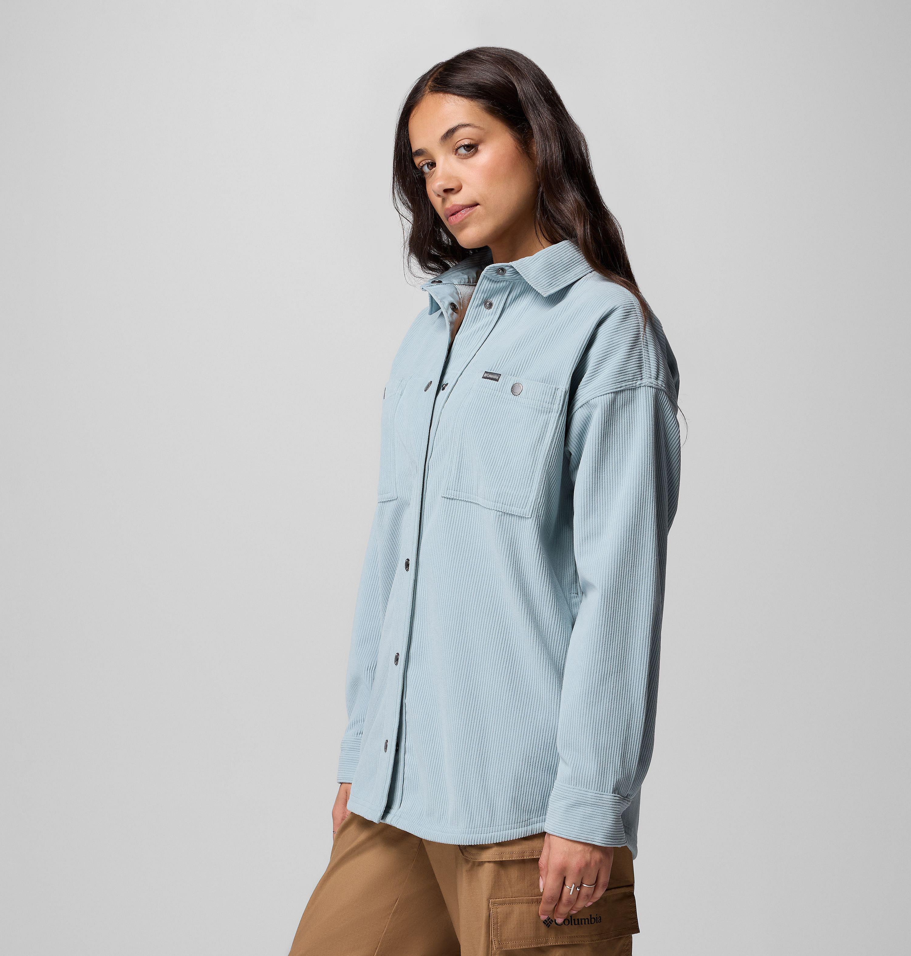 Women's Blue Point Creek Corduroy Shirt Jacket 4
