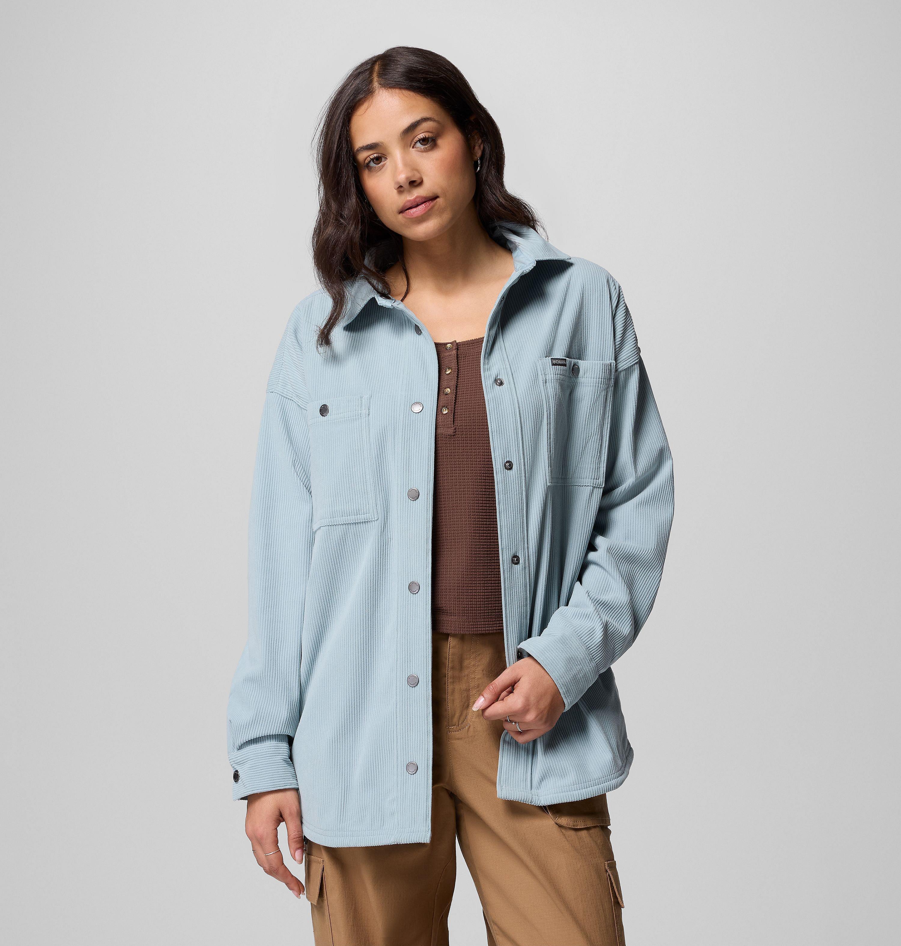 Women's Blue Point Creek Corduroy Shirt Jacket 5