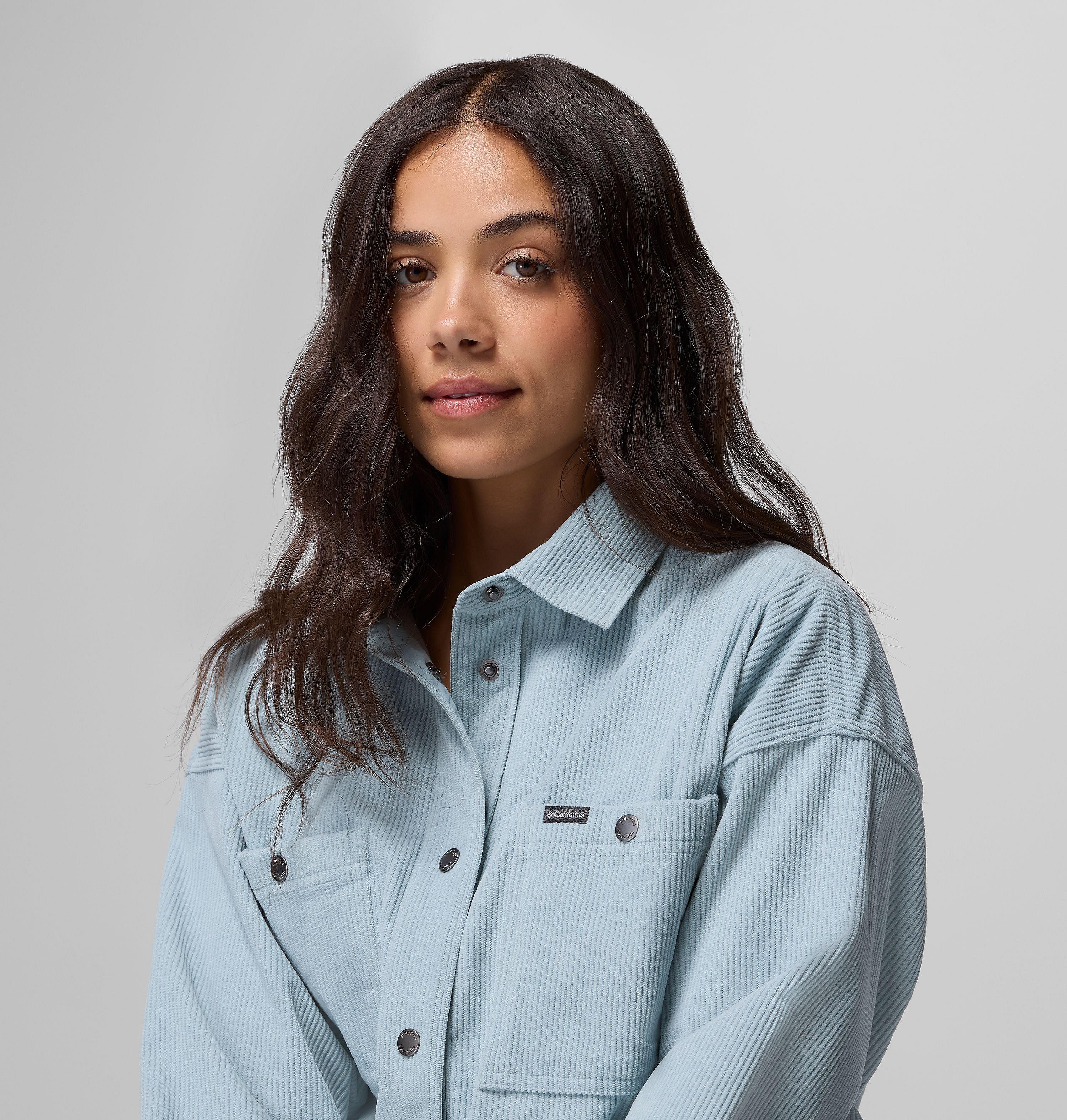 Women's Blue Point Creek Corduroy Shirt Jacket 6