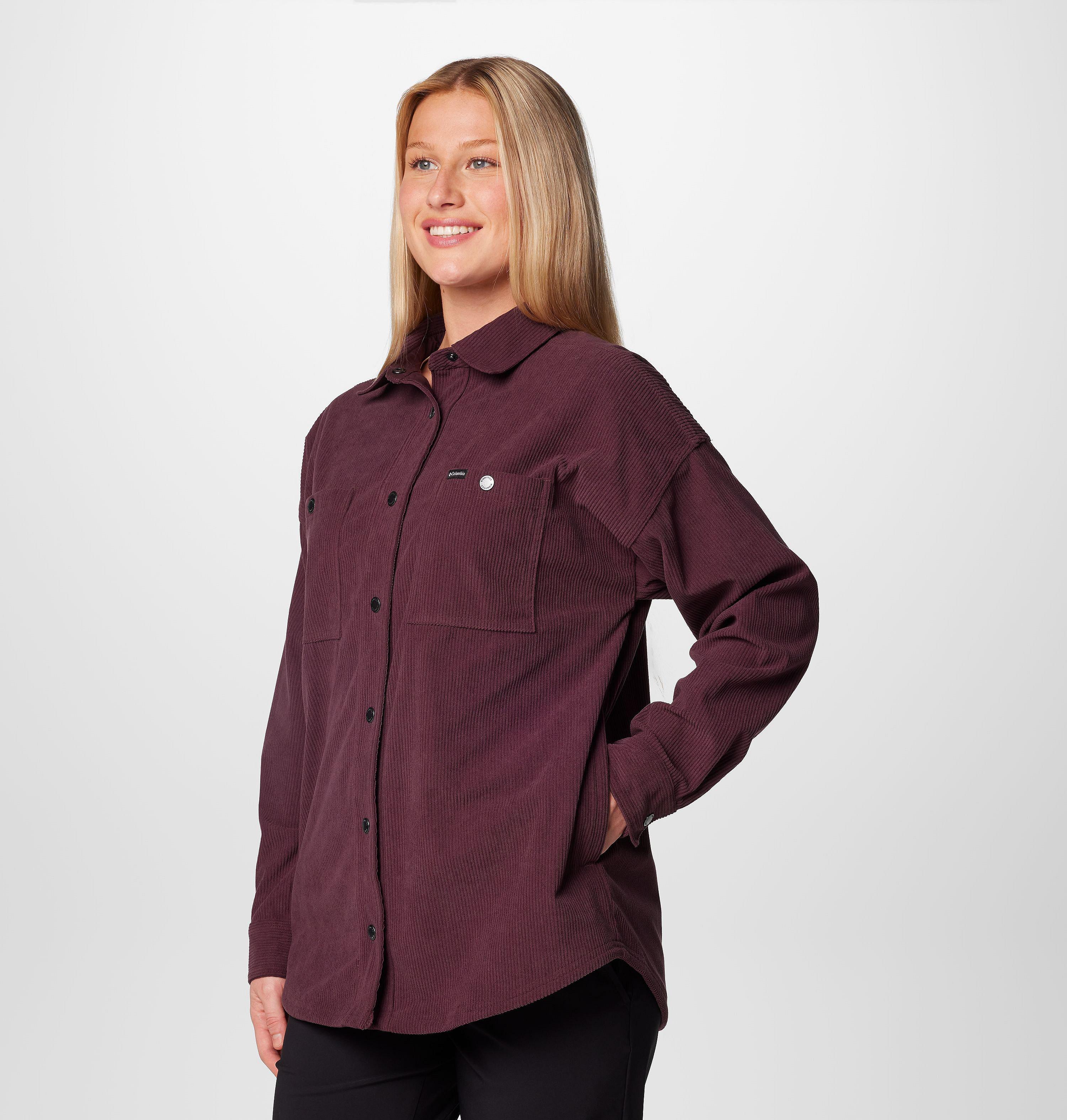 Women's Blue Point Creek Corduroy Shirt Jacket 4