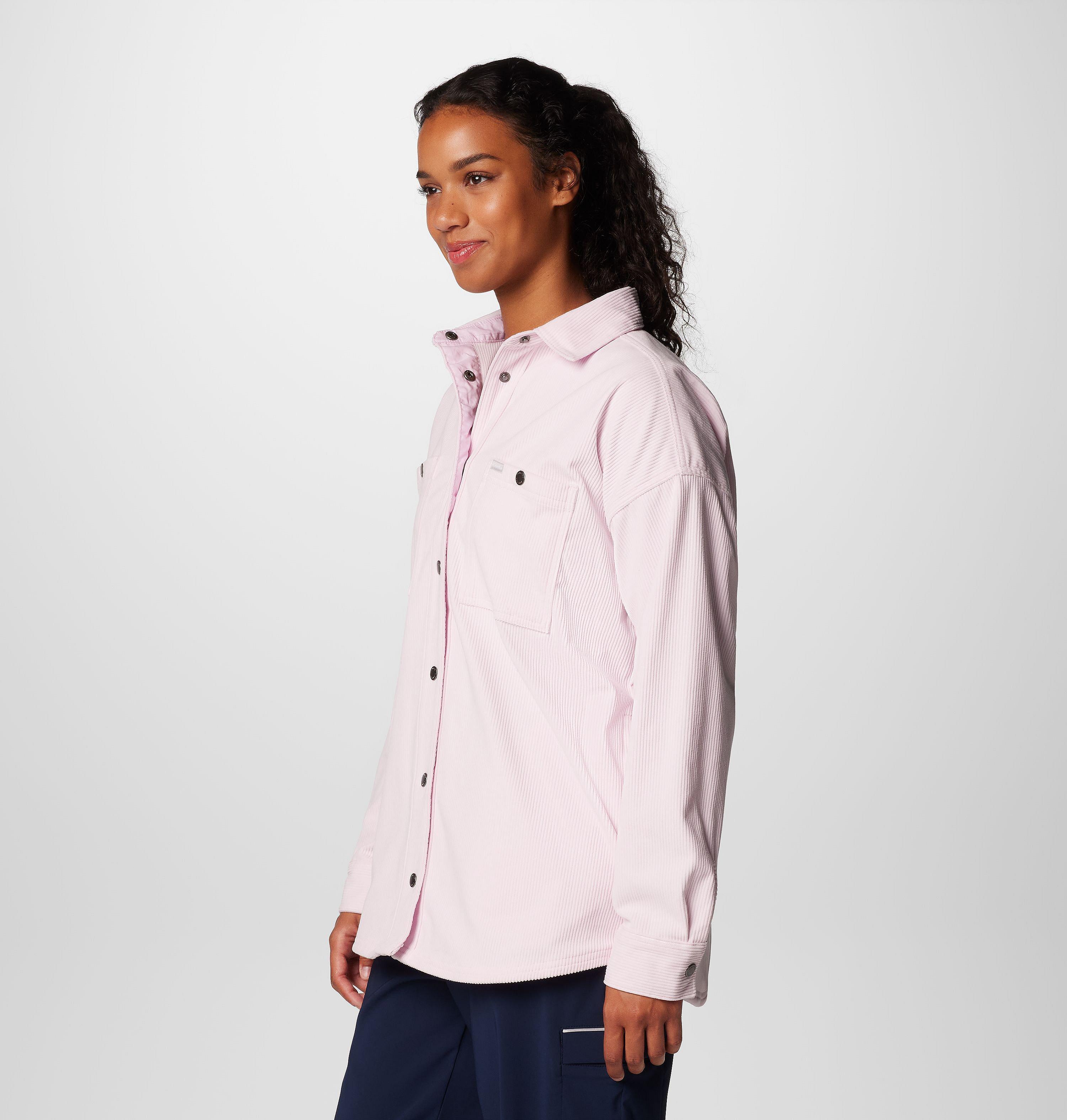 Women's Blue Point Creek Corduroy Shirt Jacket | 686 | L 4