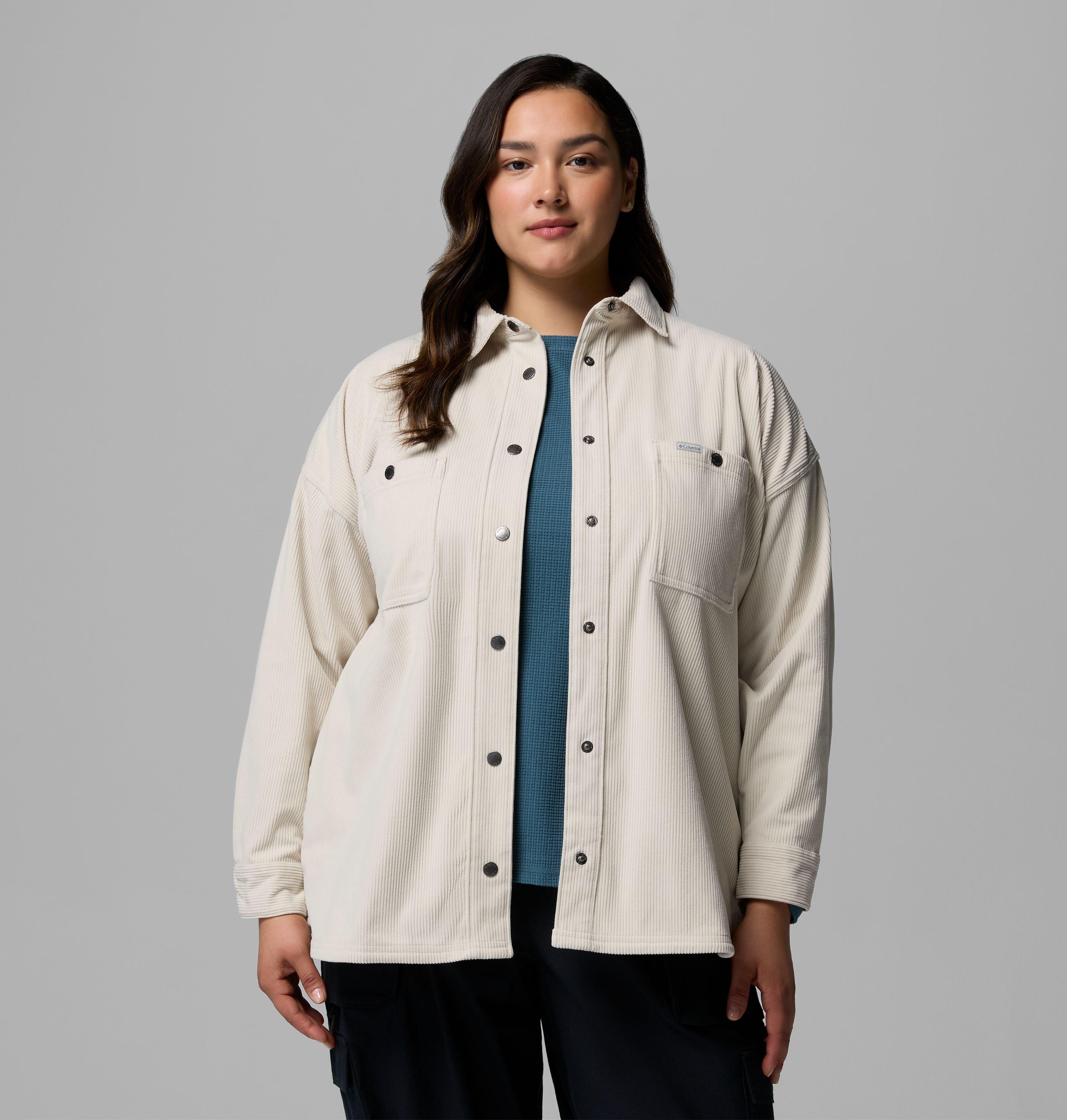 Women's Blue Point Creek™ Corduroy Shirt Jacket - Plus | 278 | 1X 5