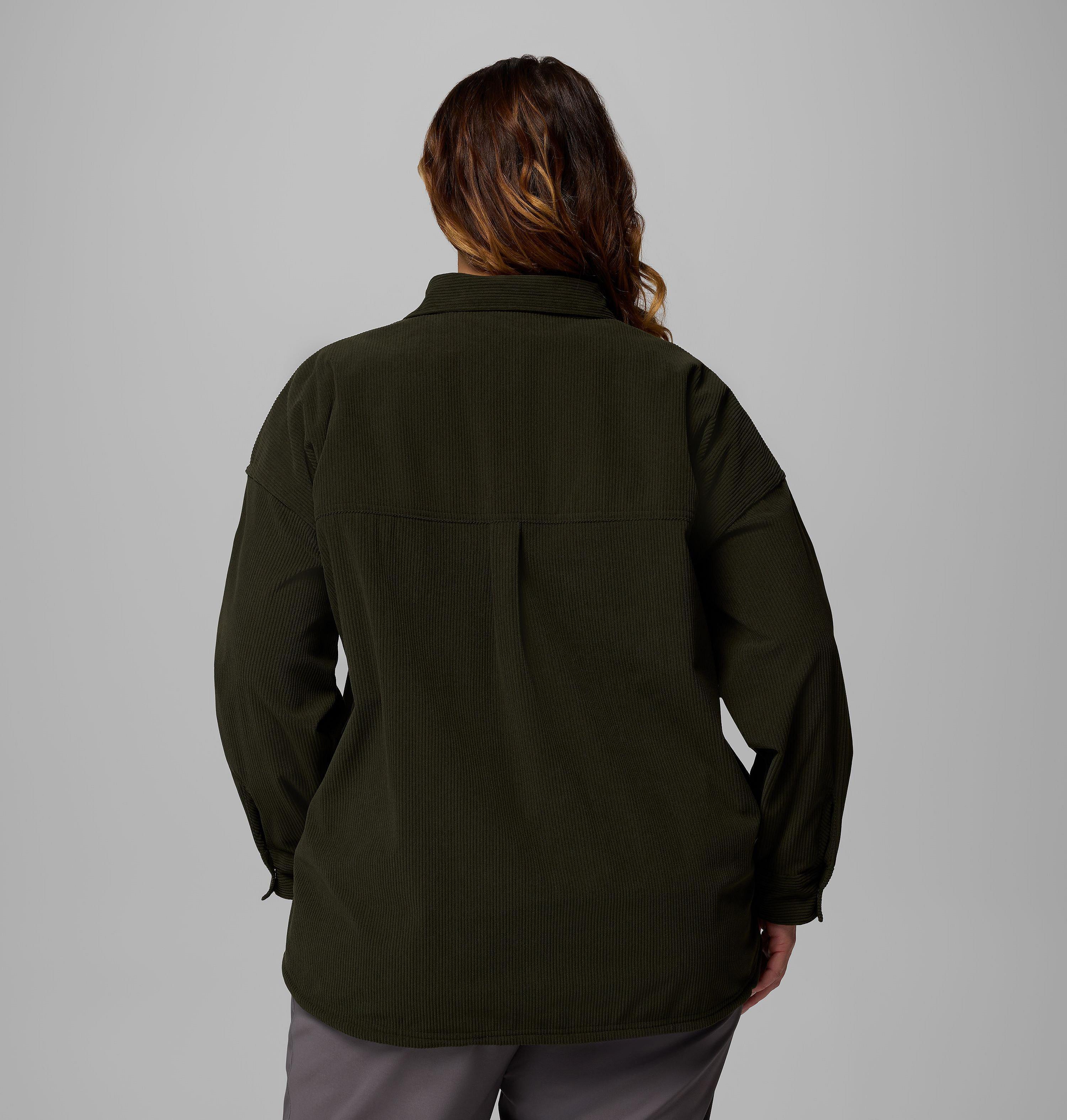 Women's Blue Point Creek Corduroy Shirt Jacket - Plus 3