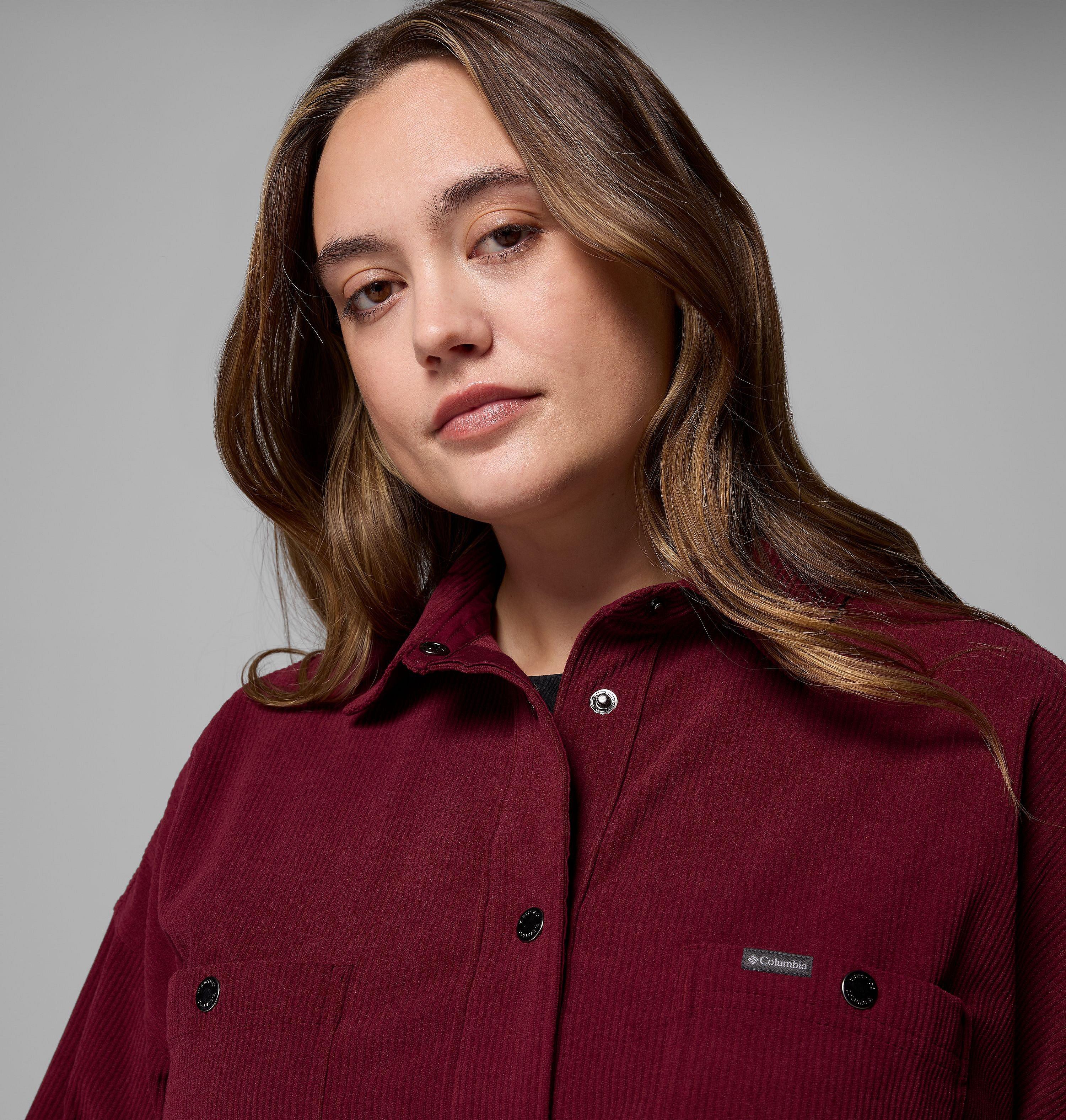 Women's Blue Point Creek Corduroy Shirt Jacket - Plus 6