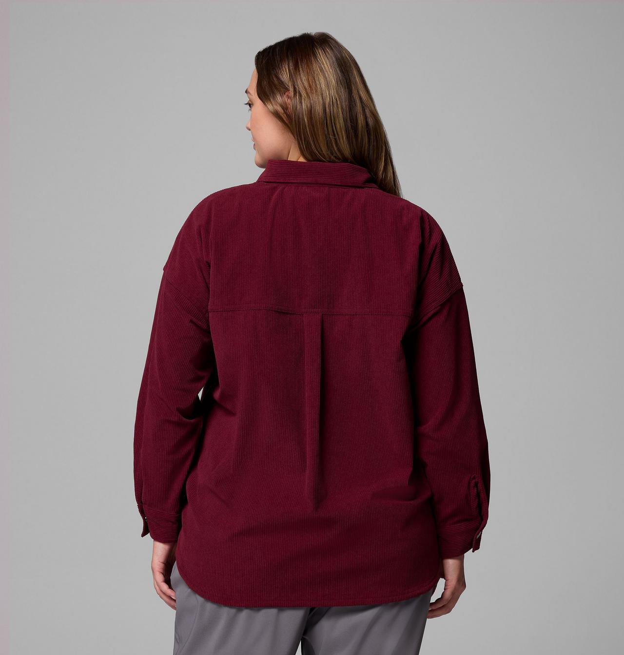 Manteau-chemise en velours côtelé Blue Point Creek™ pour femmes – Grandes tailles 3