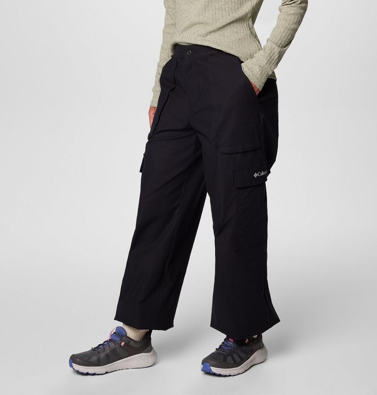 Pantalón cargo antidesgarro de algodón Brea Falls para mujer, Color: Black, image 4