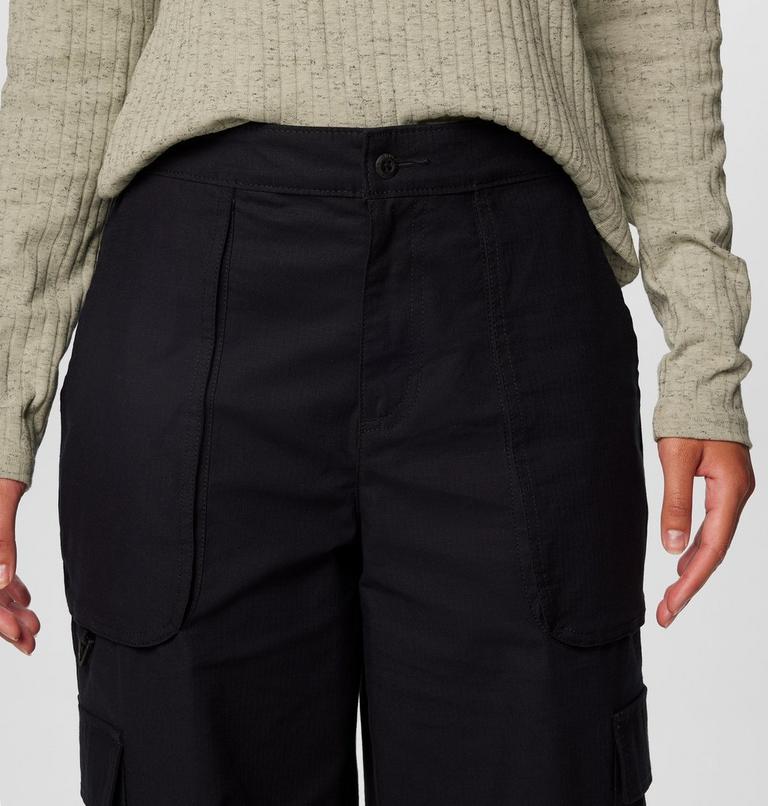 Pantalón cargo antidesgarro de algodón Brea Falls para mujer, Color: Black, image 5