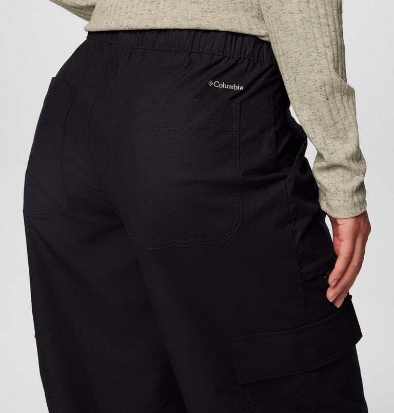 Pantalón cargo antidesgarro de algodón Brea Falls para mujer, Color: Black, image 6