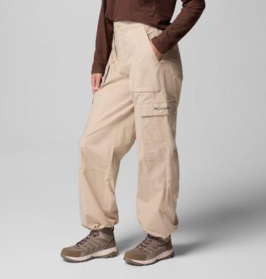Pantaloni cargo in cotone antistrappo Brea Falls da donna, Color: Ancient Fossil, image 4