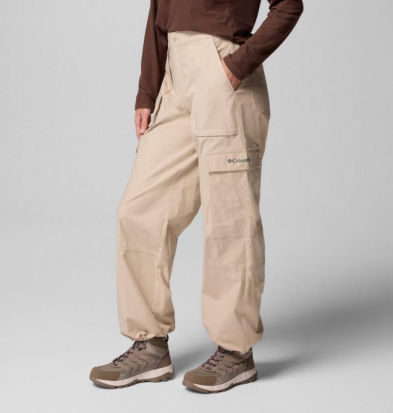 Pantalón cargo antidesgarro de algodón Brea Falls para mujer, Color: Ancient Fossil, image 4